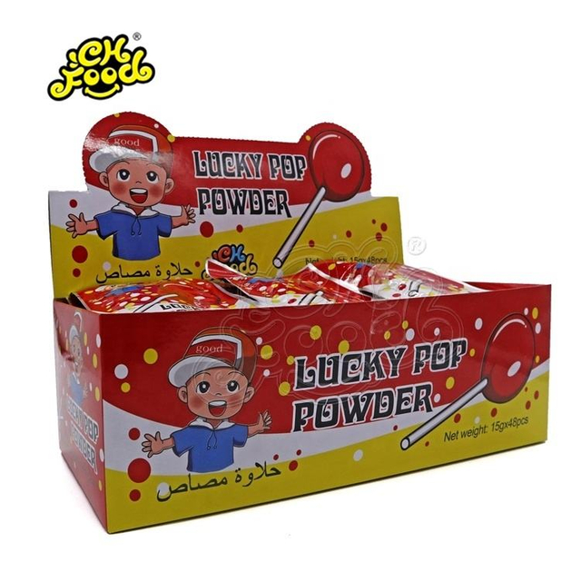 Candy Factory Sour Powder Lollipop