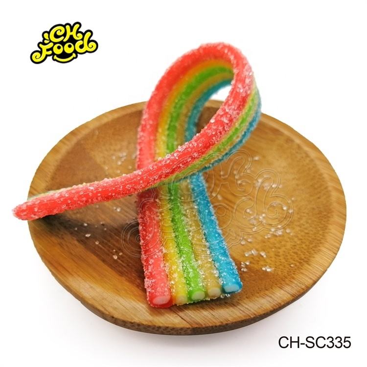 CHFOOD Halal Fruit Sour Belts gummy Candy CH-SC335