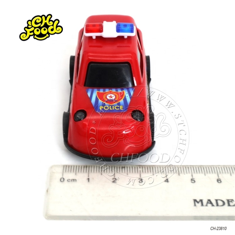 Novelty Plastic Pull-back Mini Police Car Toy