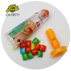 China Candy Sweets Wholesale Custom Private Label Cartoon Whistle Umbrella-Shaped Crayons Candy Toy with Square Chewing Gum
