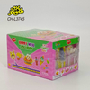 Custom Personal Label 2 in 1Doughnut Hamburger Chips Ice Cream Cola Bottle Shape Lollipop Halal Fruit Flavor Hard Candy Sweets