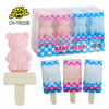 Custom Ice Cream Shape Fruit Flavor Baby Bear Tablet Candy Lollipop Sweets for Children
