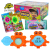 Wholesale Frog Shape Flying Saucer Toy with Tattoo Sticker Bubble Gum Chewing Halal Candy Sweets Toy Candy for Children