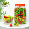 Wholesale Mix Fruit Flavor Bubble Gum Halal Gum OEM China Colorful Ball Chewing Gum Sweet Candy Snack