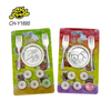 Wholesale New China Cheap Plastic Kitchen Tableware Plates and Forks Toy with Whistle Tablet Fruit Flavor Candies for Kids