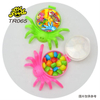 Wholesale and OEM Spider Plastic with Square Chewing Gum for Children Custom Boy's Candy Toy Halal