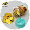 Wholesale Hot Selling Golden Chocolate Coin Packing in Cola Can Shape Bottle OEM Halal Sweets Candy Snack