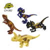 Hot Selling New Cheap Plastic Small DIY Cartoon Dinosaur Puzzle Assembly Toy for Kids Wholesale Educational Promotion Toy