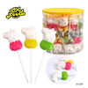 Halal Cute Cartoon Pig Lollipop In Jar and Box
