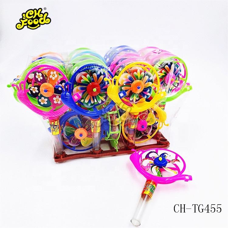 Whistle Snail Windmill Fan Toy Candy