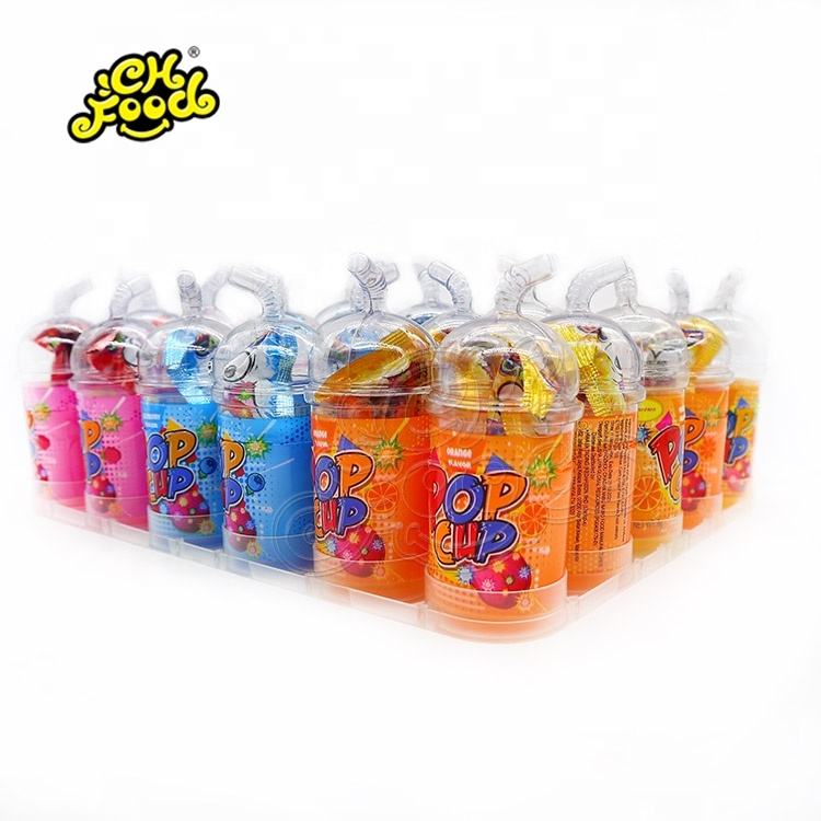 CHFOOD halal Nipple lollipop with popping candy in Fruit juice bottle/ toy candy for kids CH-L2034A
