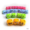 24 Face Cartoon Bear Friction Car Toys Pull Back Car Promotional Capsule Toy