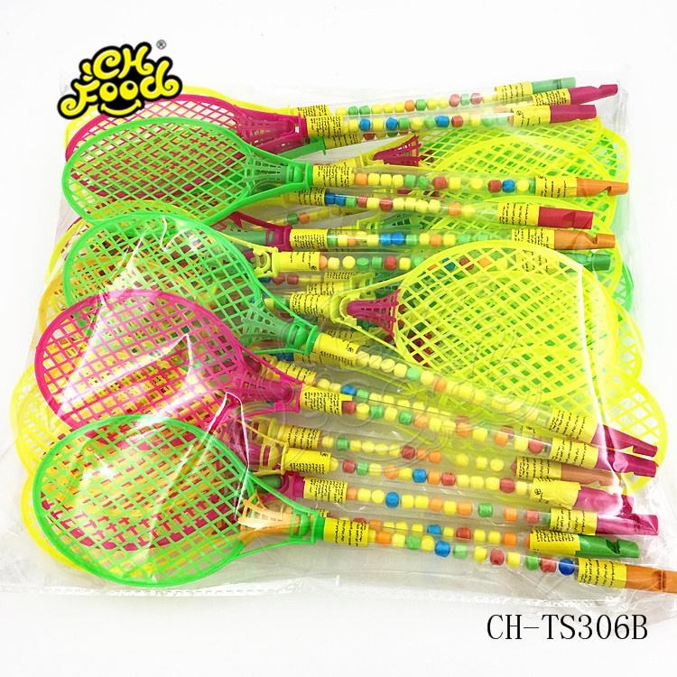 Wholesale Cheap Plastic Badminton Racket Toy Candy Kids
