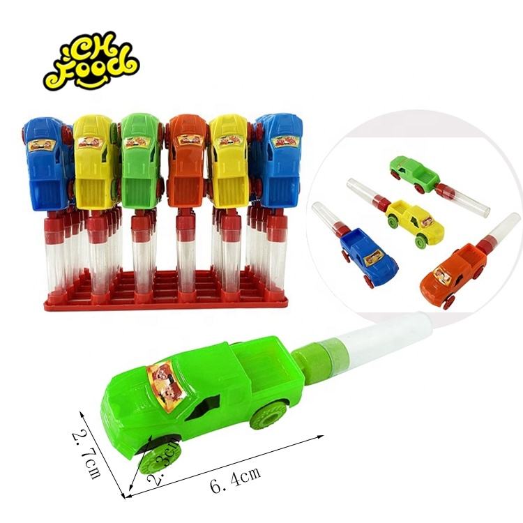 Plastic Pickup Truck Toys Tube Empty Candy Toys