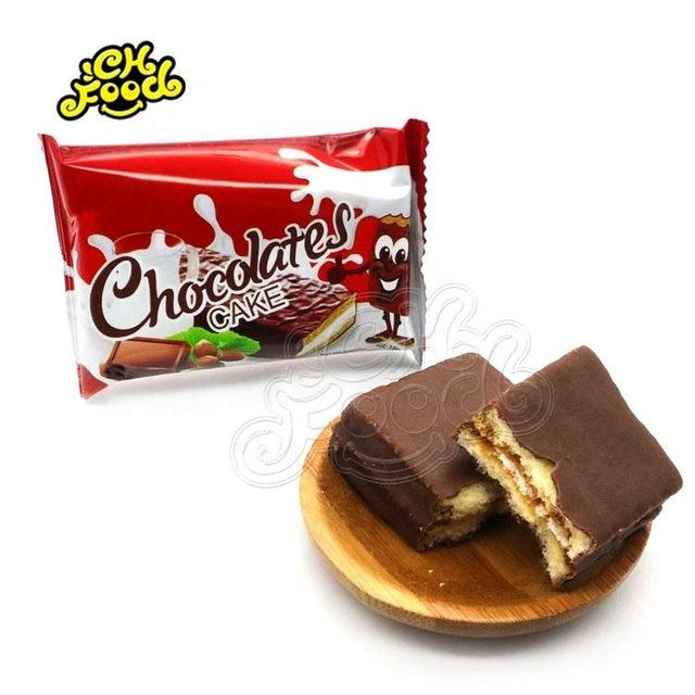 Fresh Cream Center Filling Chocolate Covered Layer Cake