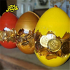 High Quality 120pcs Gold Coin Chocolate In Egg Bottle