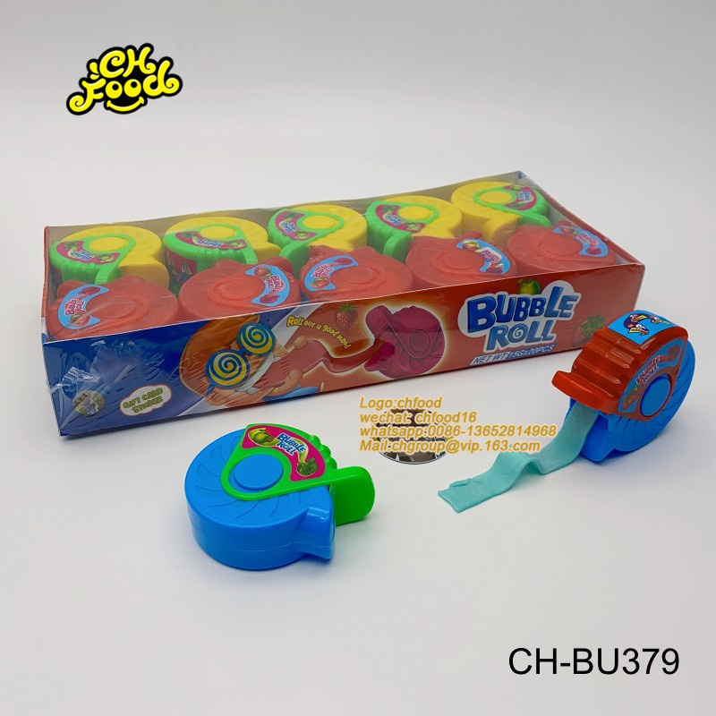 Ruler Bubble Gum Roll with 3D Card