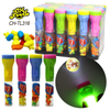 Wholesale and Custom Plastic LED Flashlight Projector Toy with Cartoon Shape Mini Tablet Hard Candy Children's Promotion Toy