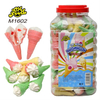 Low MOQ Wholesale Hot Selling Ice Cream Shape Crispy Crust Marshmallow Filled with Strawberry Fruit Jam Halal Snack Food Custom