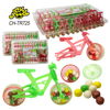 Wholesale LOW MOQ Small Cheap Plastic Bicycle Toy Candies for Kids