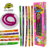 Low MOQ Wholesale Blueberry Mango Orange Peach and Apple Flavors Long Stick Fruity Jelly Pudding Candy Sweets for Kids