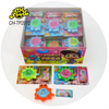 Wholesale Frog Shape Flying Saucer Toy with Tattoo Sticker Bubble Gum Chewing Halal Candy Sweets Toy Candy for Children