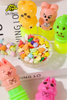 Plastic Jumping Music Candy Bouncing BB Cartoon Animal Toys Cany
