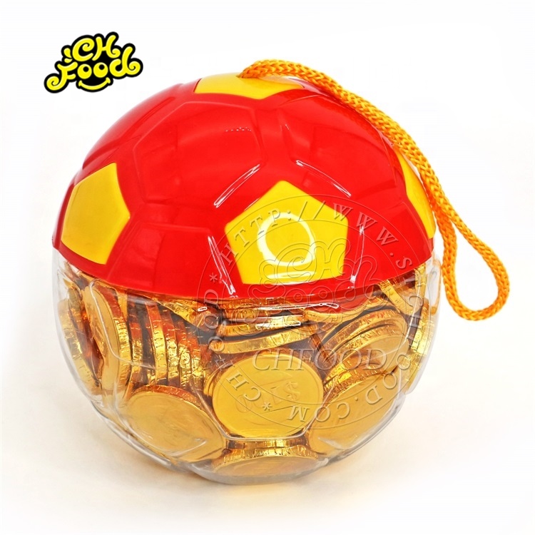 Hot Sale 200pcs Gold Chocolate Coins in Jar