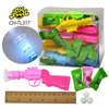 Lighting Diamond Plastic Toy Gun with Fruit Flavor Tablet Ball Candy Halal Wholesale and OEM