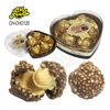 5pcs Heart Shape Golden Chocolate Ball Cookies Chocolate Ball Filled Milk Halal Chocolate Candy Sweets Wholesale