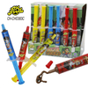 Wholesale and Custom Chocolate Jam Syringe Candy Toys for Kids Chocolate Pen Liquid Candy Sweets