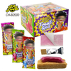 Wheat Crispy Fruit Roll Custom Crispy Biscuits and Fruity Jelly Gummy Candy Wholesale Halal Sweets Snack