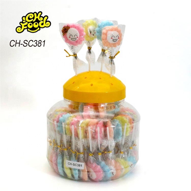 Valentine's Day Halal New 3d Sugar Coated Flower Shape Gummy Candy Lollipop Factory Soft Candy Sweets