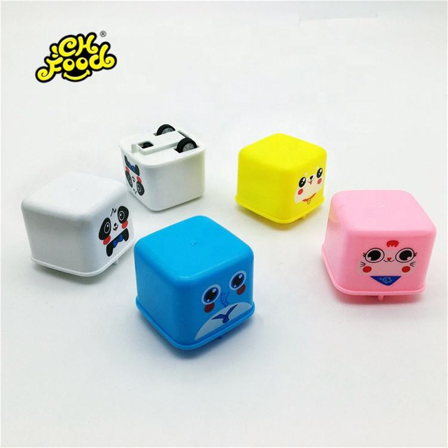 Funny Cartoon Cube Pull Back Car Toys