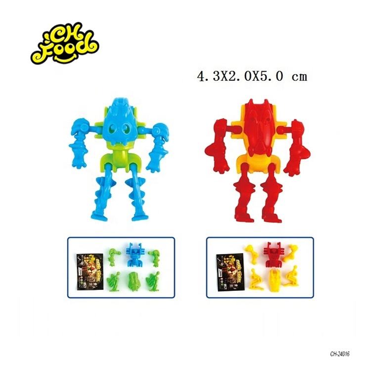 Mini Plastic Assemble Toys Shape-shifting Robot Toys For Kids Wholesale Toy In Bulk