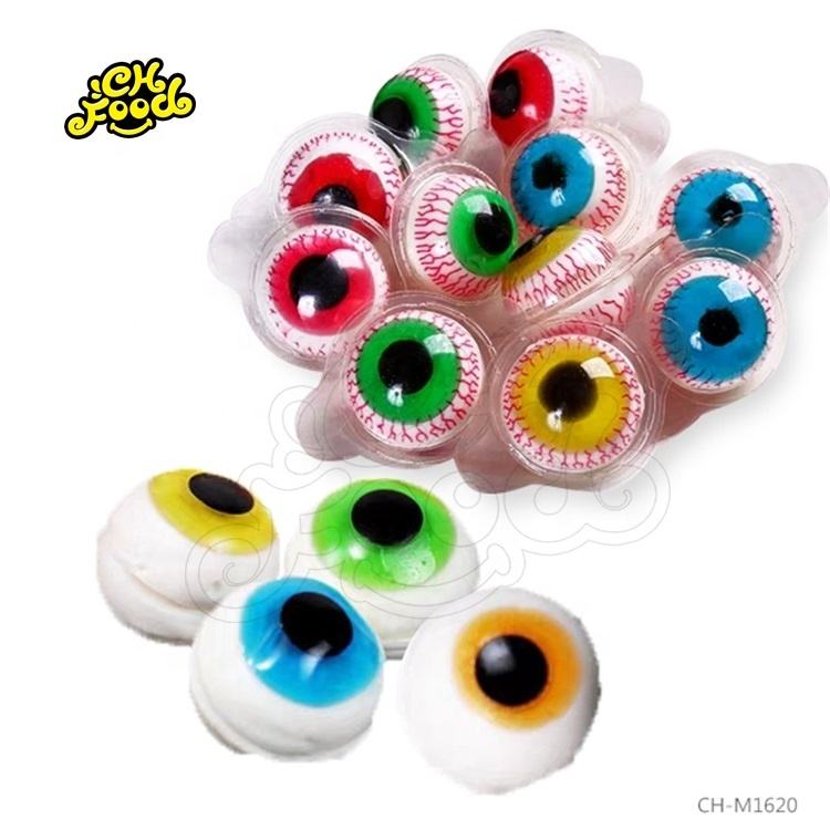CHFOOD halal halloween scary candy eye shape marshmallow for kids CH-M1620