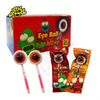 Halloween Devil's Eye shaped Fluorescent Glowing Neon Lollipop Fruit Flavor