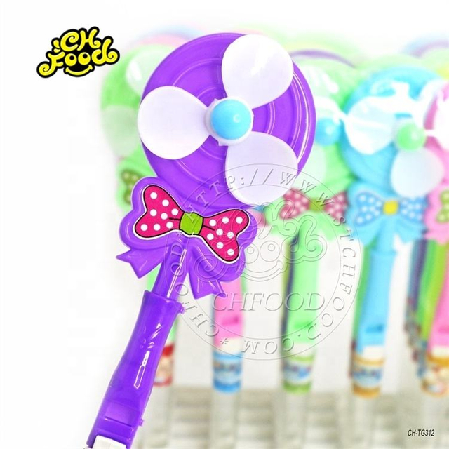 Novelty Funny Plastic Lollipop Shape Windmill Toy Candy