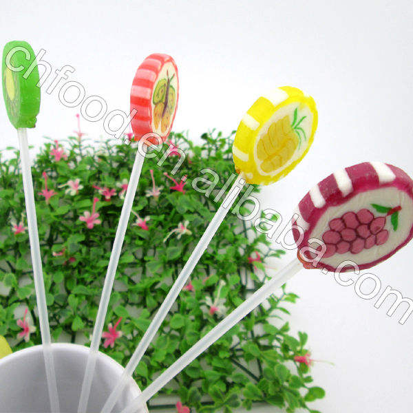 Fruity Lollipop Candy/Fruit Shape Lollipop Candy