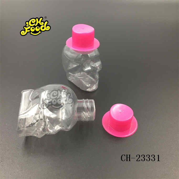 Plastic Small Skull Bottle Candy Jar