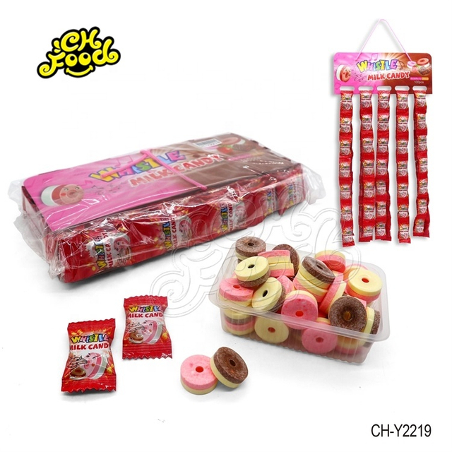 Milk Flavor Whistle Press Candy