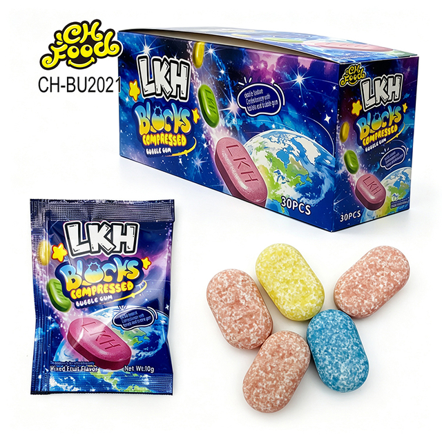 Block Compresssed Bubble Gum