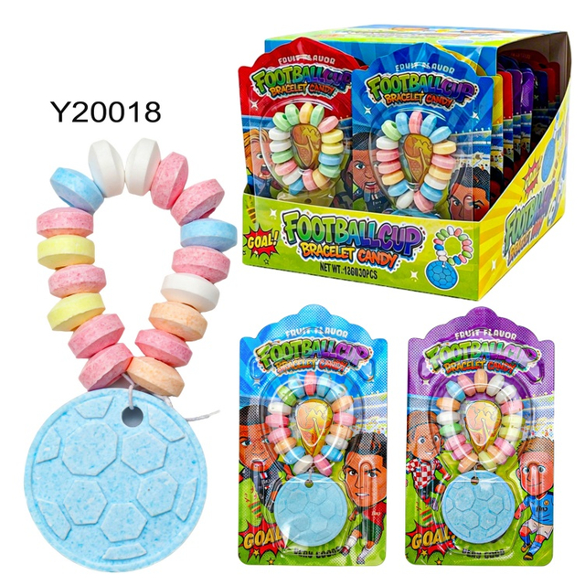 Football star bracelet tablet candy