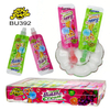 Fruit Flavor Toothpaste Bubble Gum Liquid Candy Bubble Cream with Popping Candy Halal Kids Sweet Snack Food