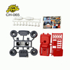DIY Small Plastic Assemble Toy Car Mixed Shape For Kids Fire Fighting Truck Toy
