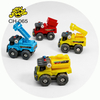 DIY Small Plastic Assemble Toy Car Mixed Shape For Kids Fire Fighting Truck Toy